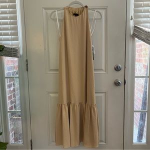 NWT Maggy London Midi Tan Dress Size 6